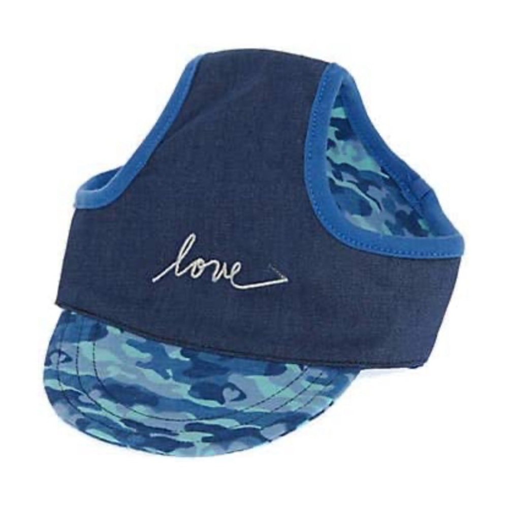Ellen Degeneres "LOVE" Dog Hat - Blue